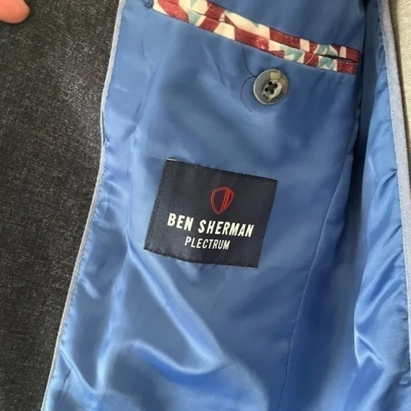 Ben Sherman Plectrum Sport Coat Jacket Flecked Dark Blue R40